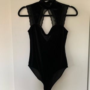 Velvet and Lace Bodysuit